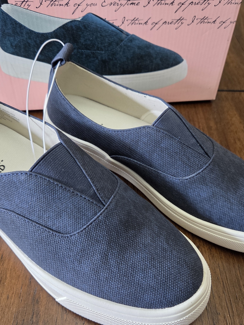 Kensie Women's Salia Navy Slip-On Shoes-Size 7.5
